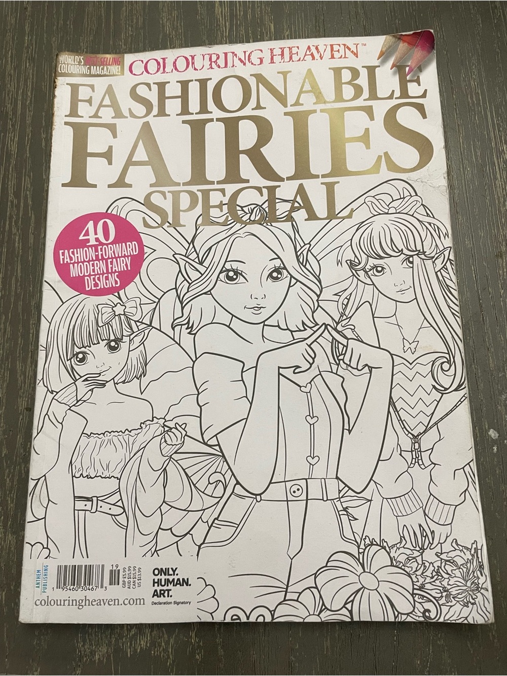 Fashionable Fairies Special Coloring Book - Whimsical fairy 40 designs